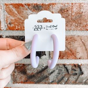 Irene - Light Purple Hoops